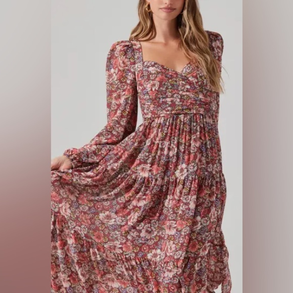 ASTR the Label Arlette floral maxi dress
